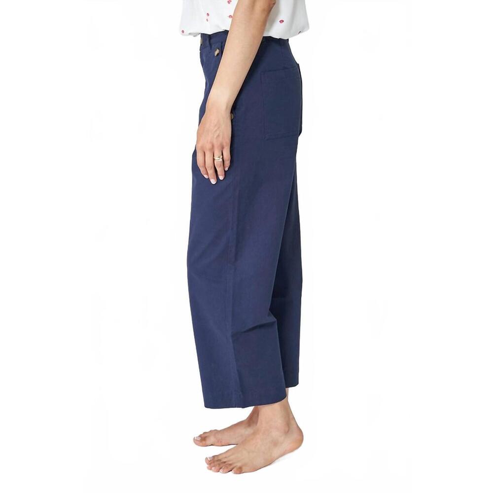 NEW BATELA loose-fitting sailor trousers in navy - Picture 2 of 4